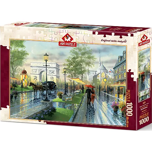 Art Puzzle Spring Walk, Paris - 1000 Teile