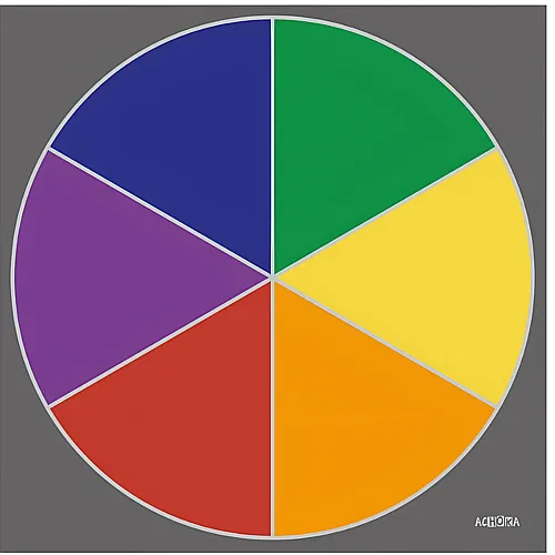 Spielteppich Primary Color Circle