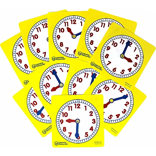Learning Resources Zifferbl�tter f�r Sch�ler - 10 Teile