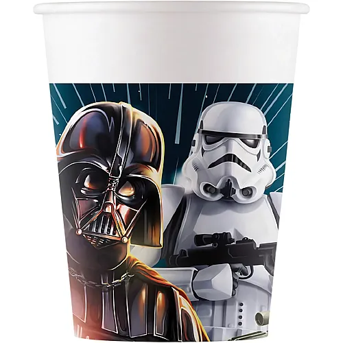 Procos Pappbecher Star Wars 200ml - 8 Teile