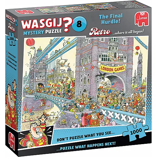 Jumbo Puzzle WASGIJ Retro Mystery 8 The final hurdle - 1000 Teile