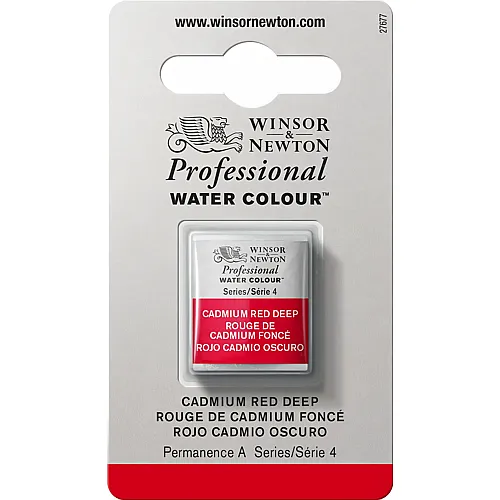 Winsor & Newton W&n Prof. Water Colour 1/2 N�pfchen Kadmiumrot Dunkel
