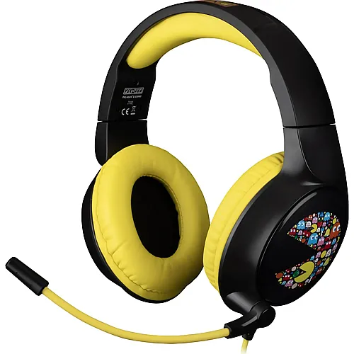 Konix - Pac-Man Universal Gaming Headset - black/yellow