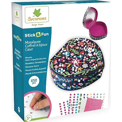 Sycomore Stick'n Fun 3D Mosaiques Coffret C�ur (fr-de-it)