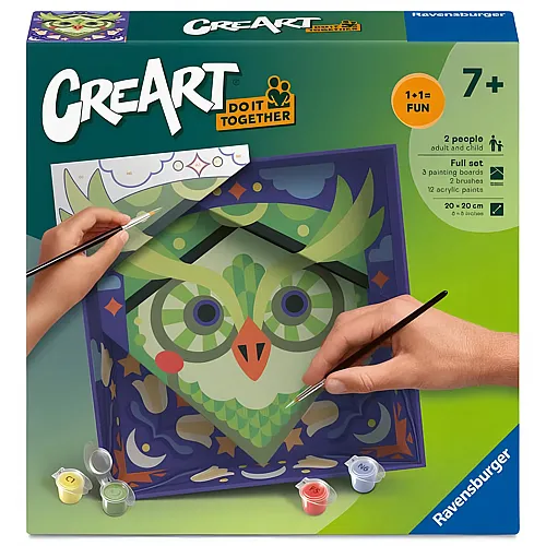 Ravensburger CreArt Do it together - Eule