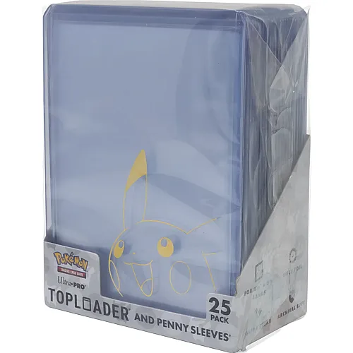 Ultra Pro Pok�mon - Pikachu Toploader & Penny Sleeves Bundle (25)