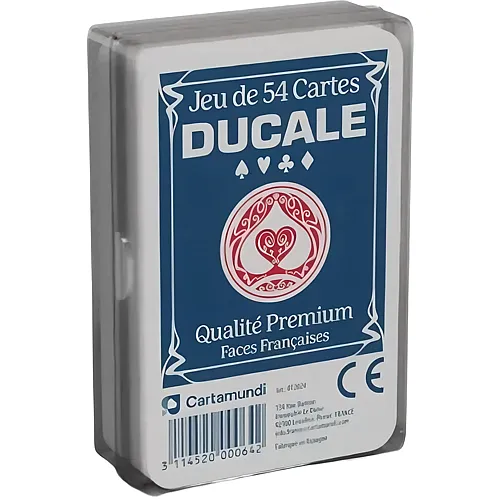 Cartamundi Ducale Origine Boite Plastique 54 Cartes Sous Display