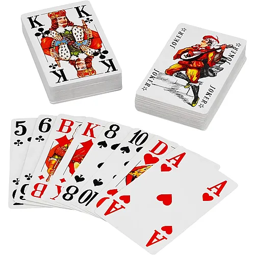 Romm�-Spielkartendeck f�r Senioren, Grossdruck