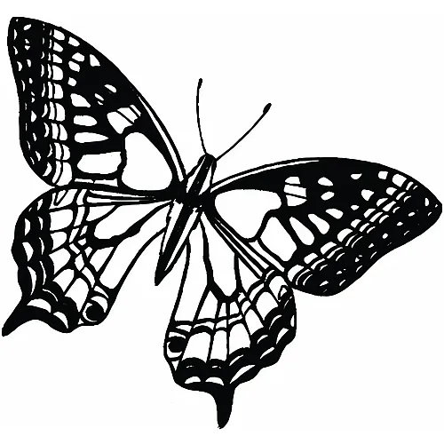 Aladine Stempel B Schmetterling