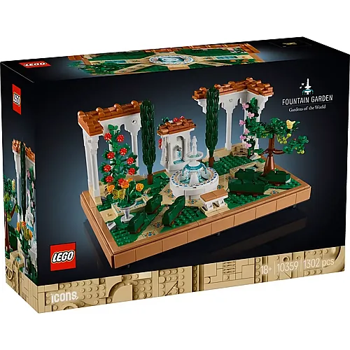 LEGO Icons Springbrunnengarten 10359