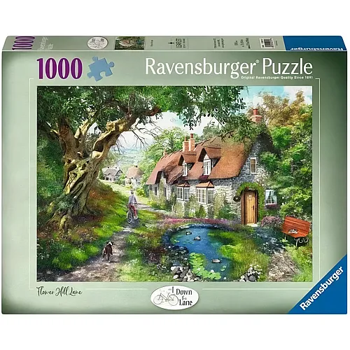 Ravensburger Puzzle Cottages - Flower Hill Lane - 1000 Teile