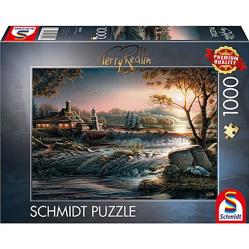 Schmidt Puzzle Terry Redlin Lichter�in der�Wildnis - 1000 Teile