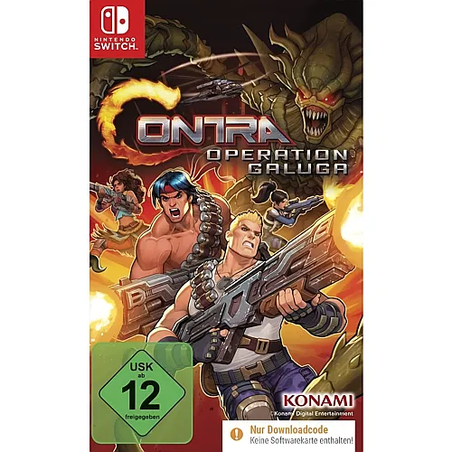 Konami Contra: Operation Galuga [NSW] [Code in a Box] (D)