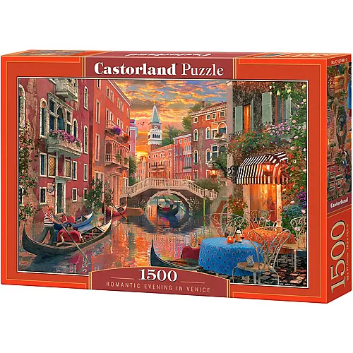 Castorland Puzzle Romantischer Abend in Venedig - 1500 Teile