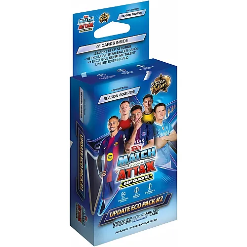 UCC Match Attax 2025/26 - Update Eco Pack 2 - Star Ballers