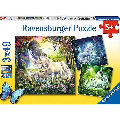 Ravensburger Puzzle Schne Einhrner (3x49)
