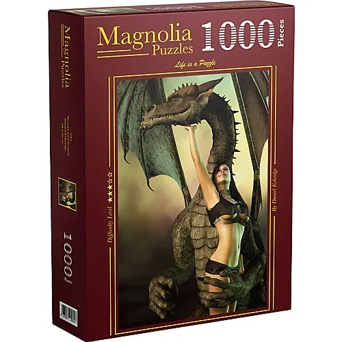 Magnolia Puzzle Woman and Dragon (1000Teile)