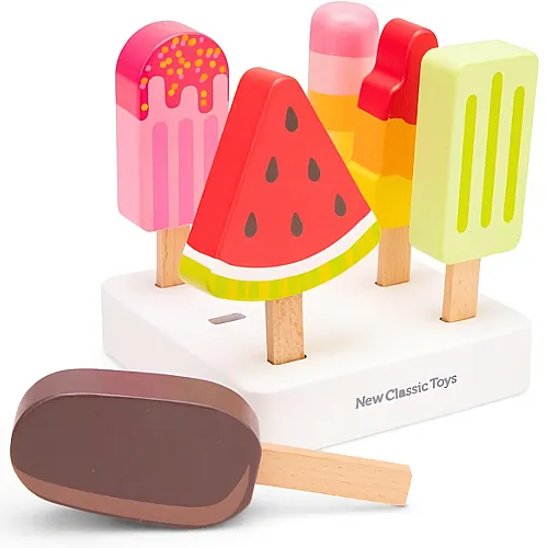 New Classic Toys Bon Appetit Eis Set aus Holz (7Teile)