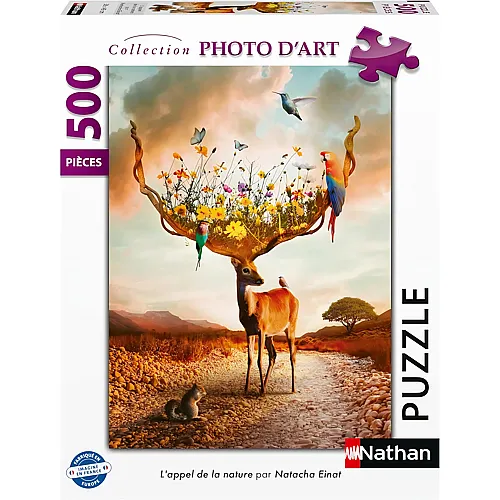 Nathan Puzzle Collection Photo d'Art Nature's Call (500Teile)