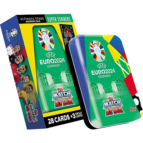 Topps Official Euro 2024 Booster Tin Super Strikers