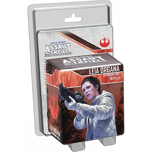 Fantasy Flight Games SW Assaut Empire Leia Organa Commandant Rebelle (FR)