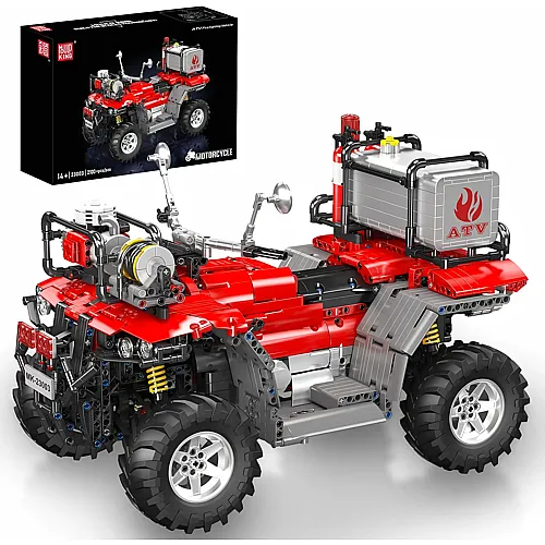 Mould King ATV Feuerwehr-Motorrad mit Fernbedienung und App-Doppelsteuerung 23003