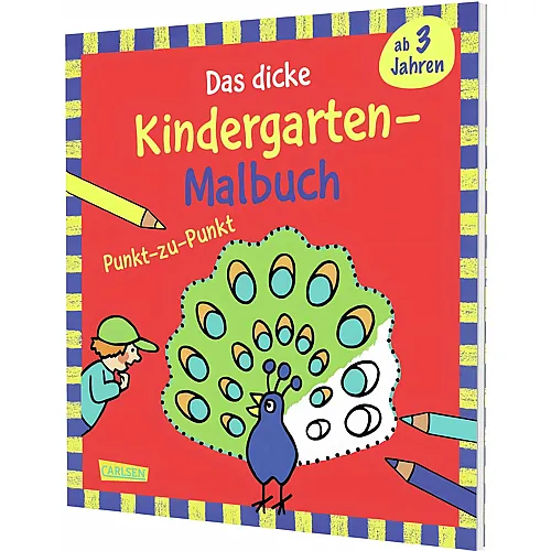 Carlsen Das dicke KiGa-Malb Punkt-zu-Punkt
