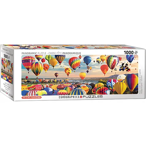 Eurographics Puzzle Panorama Ballonstart - 1000 Teile