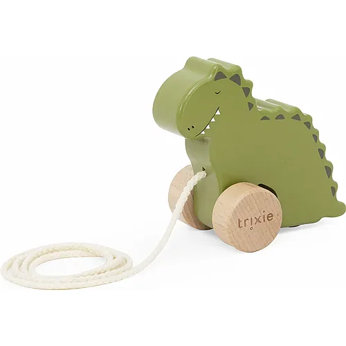 Trixie Kleines Holz Nachziehtier Dino