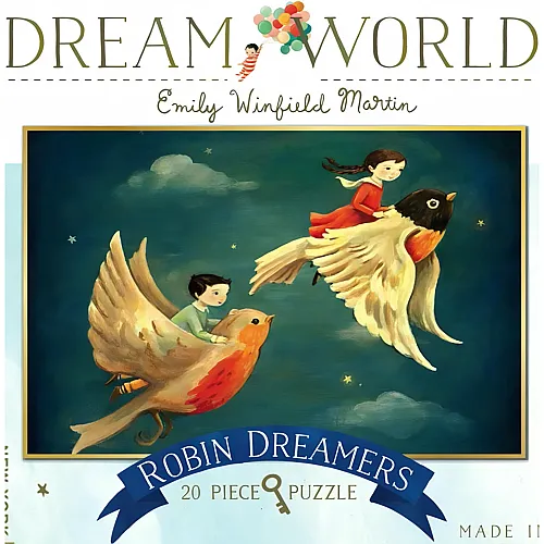 New York Puzzle Company Dream World - Robin Dreamers - 100 Teile