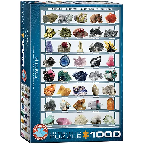 Eurographics Puzzle Mineralien der Welt (1000Teile)