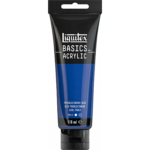 Liquitex Lqx Basics Acrylfarbe 118ml Tube Phthalozyaninblau