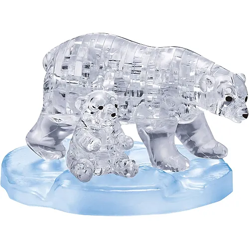 HCM Kinzel Crystal Puzzle 3D Eisb�ren - 40 Teile