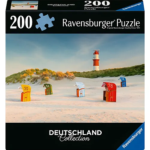 Leuchtturm hinter der D�ne auf Borkum - 200 Teile