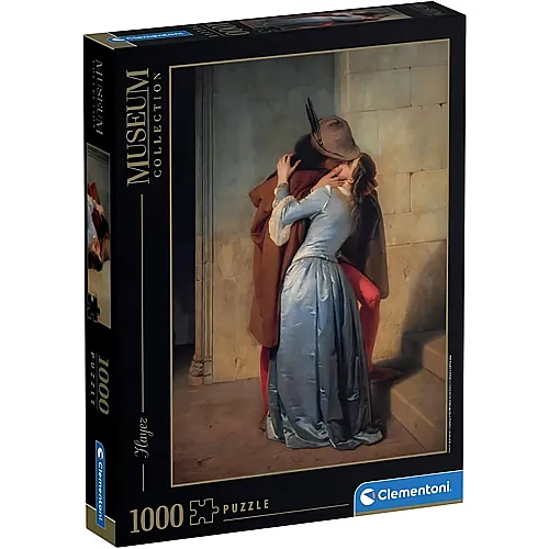 Clementoni Puzzle Museum Collection The Kiss Hayez (1000Teile)