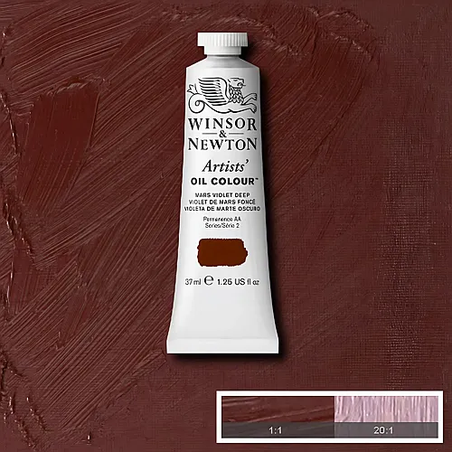 Winsor & Newton W&n Artists' Ölfarbe 37ml Tube Marsviolett Dunkel