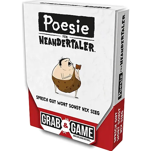 Exploding Kittens Poesie f�r Neandertaler: Grab & Game - Deutsch