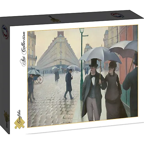 Grafika Puzzle Art Collection Gustave Caillebotte: Rue de Paris, Jour de Pluie, 18 - 2000 Teile