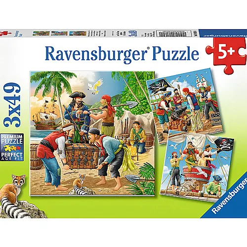 Ravensburger Puzzle Abenteuer auf hoher See (3x49)