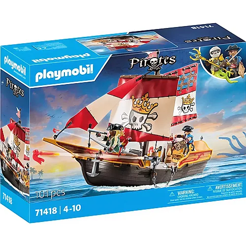PLAYMOBIL Pirates Piratenschiff (71418)