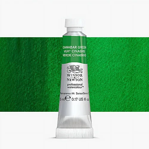 Winsor & Newton W&n Pro Waterc. 5ml Cinnabar Green