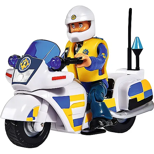 Simba Polizei Motorrad mit Figur