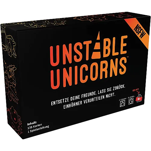 Partyspiel Unstable Unicorns NSFW - Deutsch