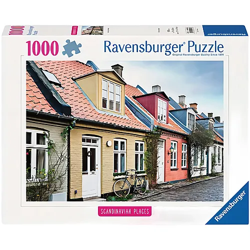 Ravensburger Puzzle Scandinavian Places H�user in Aarhus, D�nemark - 1000 Teile
