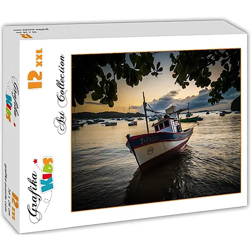 Grafika Puzzle Art Collection Grafika Kids Sunset on the Marina - 12 Teile