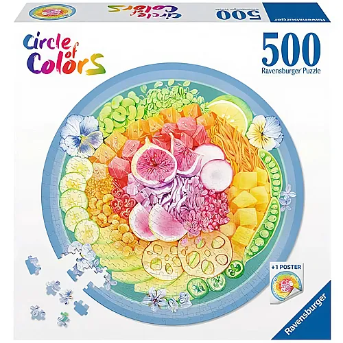 Ravensburger Puzzle Circle of Colors Poke Bowl (500Teile)