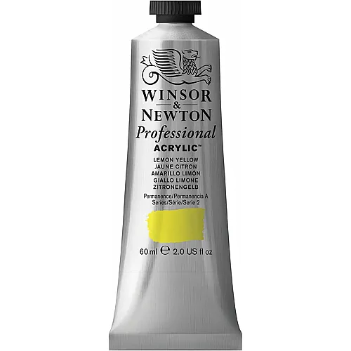 Winsor & Newton Professional Acrylic Acrylfarbe Zitronengelb - 60 ml