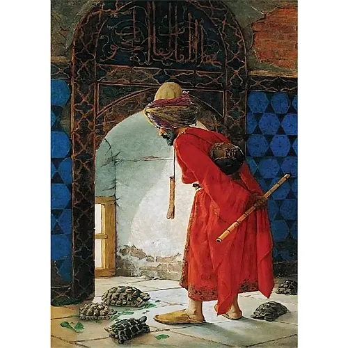 Gold Puzzle Osman Hamdi Bey The Turtle Trainer - 1000 Teile