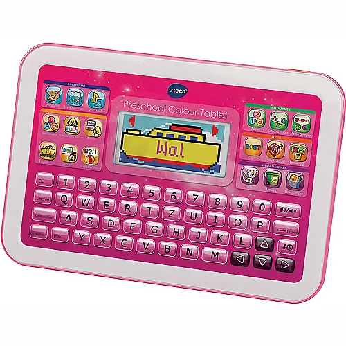 vtech Ready Set School Preschool Colour Tablet Pink (DE)