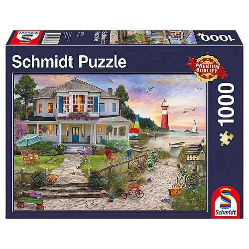 Schmidt Puzzle Das Strandhaus (1000Teile)